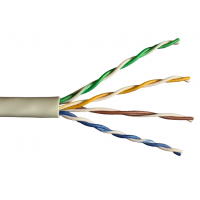 Кабель витая пара UTP 4PR 4х2х24AWG Сat5e CCA PVC indoor 305 м для внутренней прокладки