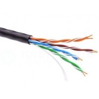 Кабель витая пара UTP 4PR 4х2х24AWG Cat5e CCA PE outdoor 305м для внешней прокладки